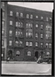 Tenement row with African American residents