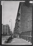 Tenement row, West Side; General Motors Taxicabs : Manhattan