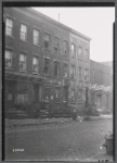 Tenement row (front view #17563), Lincoln Calsomine Co.: 30 Hudson Ave - John St., Brooklyn