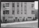 Art deco apartment house, another view;  Dr. S. L. Fass: 499 Ft. Washington Av-W. 183rd St., Manhattan