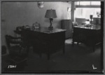 Office interior with telephone