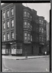 Tenement building with vacant storefronts: Hicks St. - President St., Brooklyn