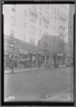 Apartment building with stores; Riverview Tavern, Gristede Bros: W. 181st St Northern Av (Cabrini Blvd), Manhattan