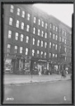 Tenements & storefronts; Clark's Barber Shop & Billiards; Gem Hardware: 468-474 Lenox Av-W 133 St-W 134 St, Manhattan