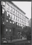 Brownstones & storefronts; Washington Palace hall: 149-157 S. 9th St-Bedford Av-Driggs Av, Brooklyn