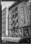 Apartment building; Jeanette's Beauty Shop in first floor apartment: 1088(?) [street unknown], Bronx]