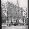 [Apartment building; delivery truck with refrigerator: 612 [street unknown]]