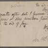 Autograph promissory note signed to W. Harris, 17 August 1811