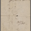 Autograph promissory note signed to W. Harris, 17 August 1811