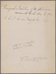 Autograph letter signed to George III, 1 August 1787