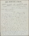 Constituent letters, 1877 March-December