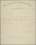 Constituent letters, 1879