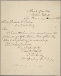 Constituent letters, 1882-1886