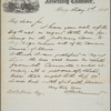 General legislative correspondence, 1875 May