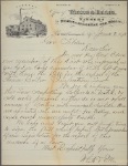 General legislative correspondence, 1875 June - December