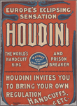 Harry Houdini, the world's handcuff king and prison breaker