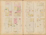 Jersey City, V. 1, Double Page Plate No. 8 [Map bounded by Washington St., South St., Hudson St., Steuben St.]