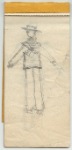 Sketch of Viola as male sailor