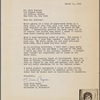 Letter from Dina Cryan, March 11, 1960