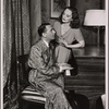 Donald Cook and Tallulah Bankhead in the 1947 tour of Noël Coward's "Private Lives."