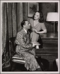 Donald Cook and Tallulah Bankhead in the 1947 tour of Noël Coward's "Private Lives."