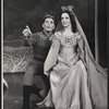 William Squire and Janet Pavek in the stage production Camelot