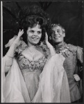 William Squire and Janet Pavek in the stage production Camelot