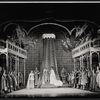 Robert Peterson, Arthur Treacher, Louis Hayward, Kathryn Grayson [center] and unidentified others in the 1963 tour of the stage production Camelot