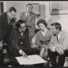 Joseph Anthony, John Gerstad, John Alexander, Sally Brophy and Zachary Scott in the 1960 Westport Country Playhouse production of The Captains and the Kings