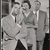 Zachary Scott, Sally Brophy and John Alexander in the 1960 Westport Country Playhouse production of The Captains and the Kings