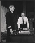 Peter Graves and Dana Andrews in the stage production The Captains and the Kings