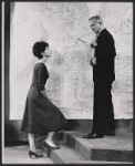 Lee Grant and Dana Andrews in the stage production The Captains and the Kings