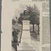 South Carolina.--Bronze bust of Wm. Gilmore Simms, unvailed at Charleston, June 11th.--From a photograph by G.N. Barnard.