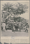 Les fêtes du couronnement de S.M. Sisowarth.--La promenade du roi sur un char à travers sa capitale (28 avril).--Cliché Faure.
