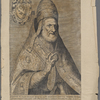 Sixtus V. Pont. Max. ex Monte Alto Diocesis Aesculi Ordinis Minor. Co[n]uentualiu[m] creatus an[n]o D[omin]i. 1585. Die 24 Aprilis aetatis sue an[n]i LXVI.