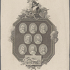 [Group of portrait medallions entitled, from upper left:] Treton. Manchester. Fairfax. Fleetwood. Lambert. Waller. Skippon. Ludlow