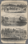 The rebel encampment at Drury's Bluff, James River.--Sketched by Mr. Vizetelly.--(See page 795) ;The rebel Fort Darling on Drury's Bluff, James River.--Sketched by Mr. Vizetelly.--(See page 795) ; Slidell's house in Louisiana.--Sketched by a naval officer--(See page 795).