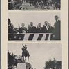 The president's visit to Brooklyn, Memorial Day. A glimpse of the long and imposing parade ; President Roosevelt and Mayor McClellan on the reviewing stand ; The statue of General Henry W. Slocum, after the unveiling.