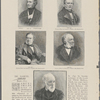 Dr. Samuel Smiles. [Left to right, starting from top:] Age 28. From a daguerreotype. Age 47. From a photo by Samuel A. Walker, 230 Regent-street. Age 58. From a photo by Samuel A. Walker, 230 Regent-street. Age 69. From a photo by Samuel A. Walker, 230 Regent-street. Age 78. From a photo by Le Lieure, Rome.