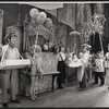 Anna Maria Alberghetti (center) and company in the stage production Carnival!