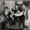 Kaye Ballard, Henry Lascoe, and James Mitchell in the stage production Carnival!