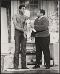 Louis Gossett and Johnny Brown in the stage production Carry Me Back to Morningside Heights