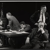 M'el Dowd, Joseph Julian, Joel Crothers, John Randolph and Van Heflin in the stage production A Case of Libel