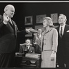 Larry Gates, Van Heflin, Joseph Julian, Sidney Blackmer and unidentified in the stage production A Case of Libel