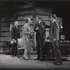 John Randolph, M'el Dowd, Van Heflin and Joseph Julian in the stage production A Case of Libel