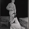 Alex Nicol and Marjorie Steele in the stage production Cat on a Hot Tin Roof