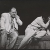 Burl Ives and Ben Gazzara in the 1955 stage production Cat on a Hot Tin Roof