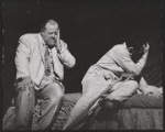 Burl Ives and Ben Gazzara in the 1955 stage production Cat on a Hot Tin Roof