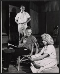 Rip Torn, Gene Hackman and Janet Ward in the stage production Chapparal