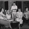 Janet Ward, Rip Torn, Ruth White, Gene Hackman and unidentified in the stage production Chapparal